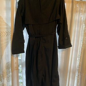 Gallery Black Trench Coat
